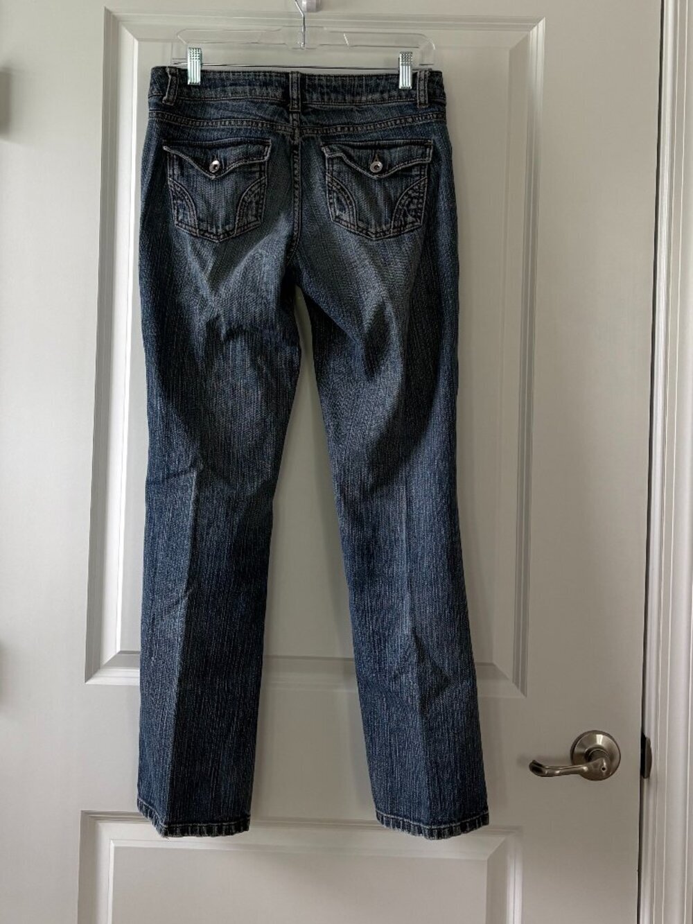 DKNY Jeans Chelsea Wash East Village Bootcut Y2K Pants Size 8 - Picture 2 of 7